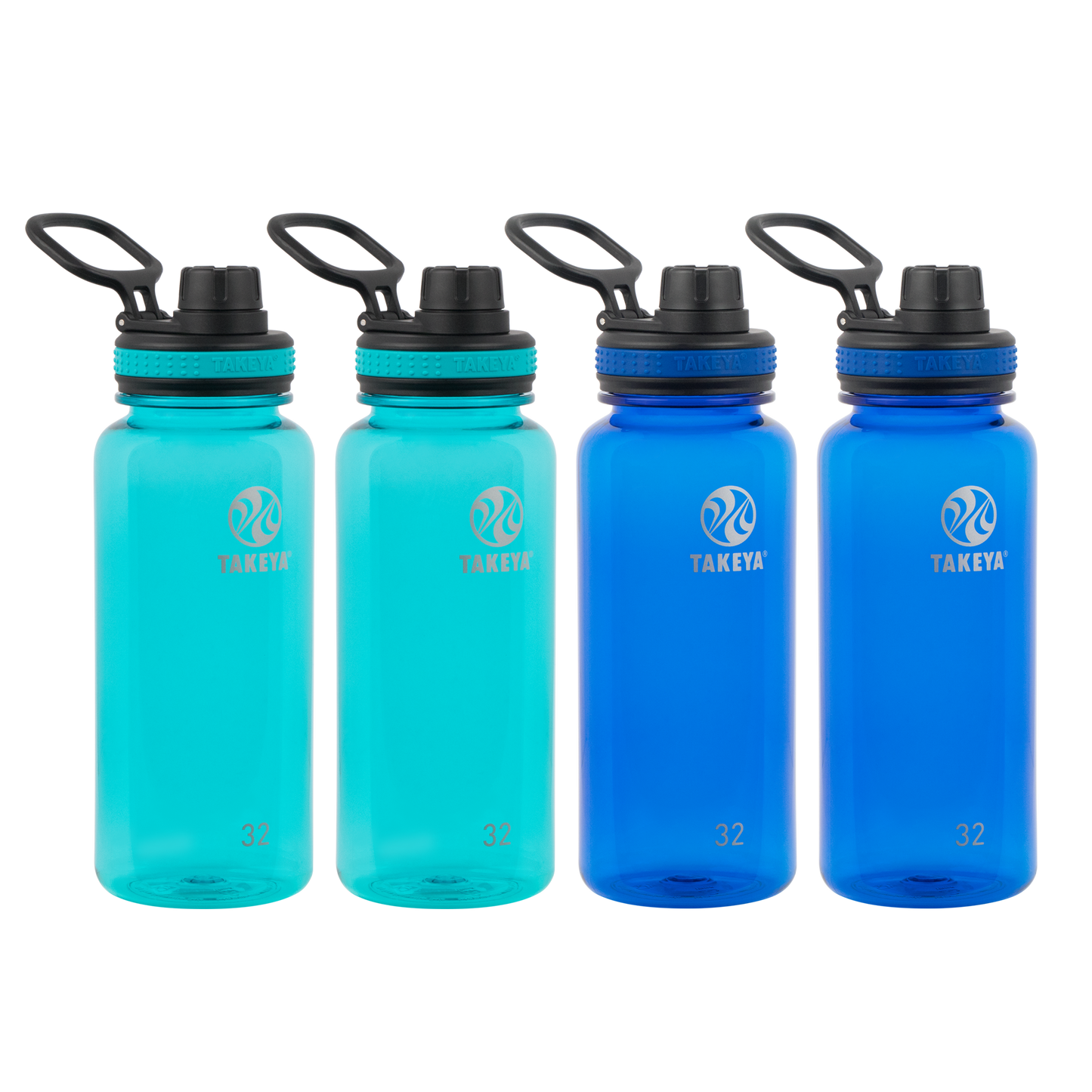 tritan-water-bottle-with-spout-lid-4-pack-w4 50276-Tritan-Spout-32-4pk-Ocean-Royal-angle.png
