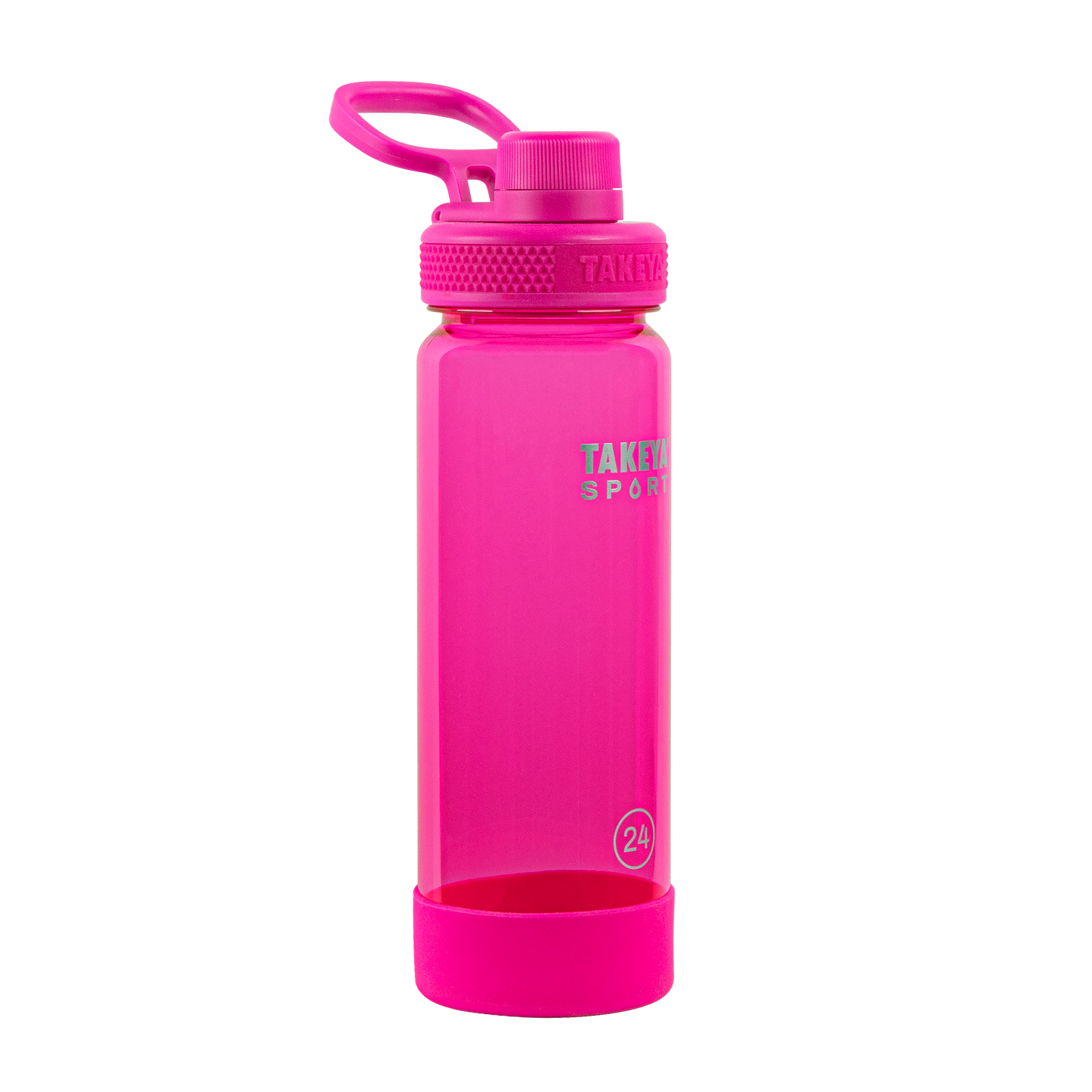 tritan-sport-water-bottle-with-spout-lid-q6 51671-TKS-Tritan-Spout-24-PinkSweep-frontangle.png