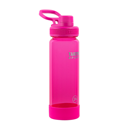 tritan-sport-water-bottle-with-spout-lid-q6 51671-TKS-Tritan-Spout-24-PinkSweep-frontangle.png