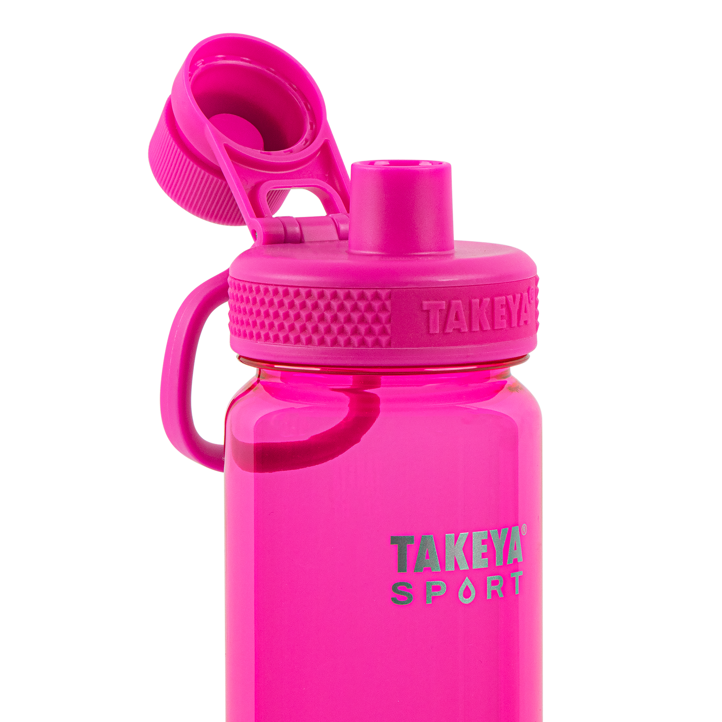 tritan-sport-water-bottle-with-spout-lid-q6 51671-TKS-Tritan-Spout-24-PinkSweep-openlid.png