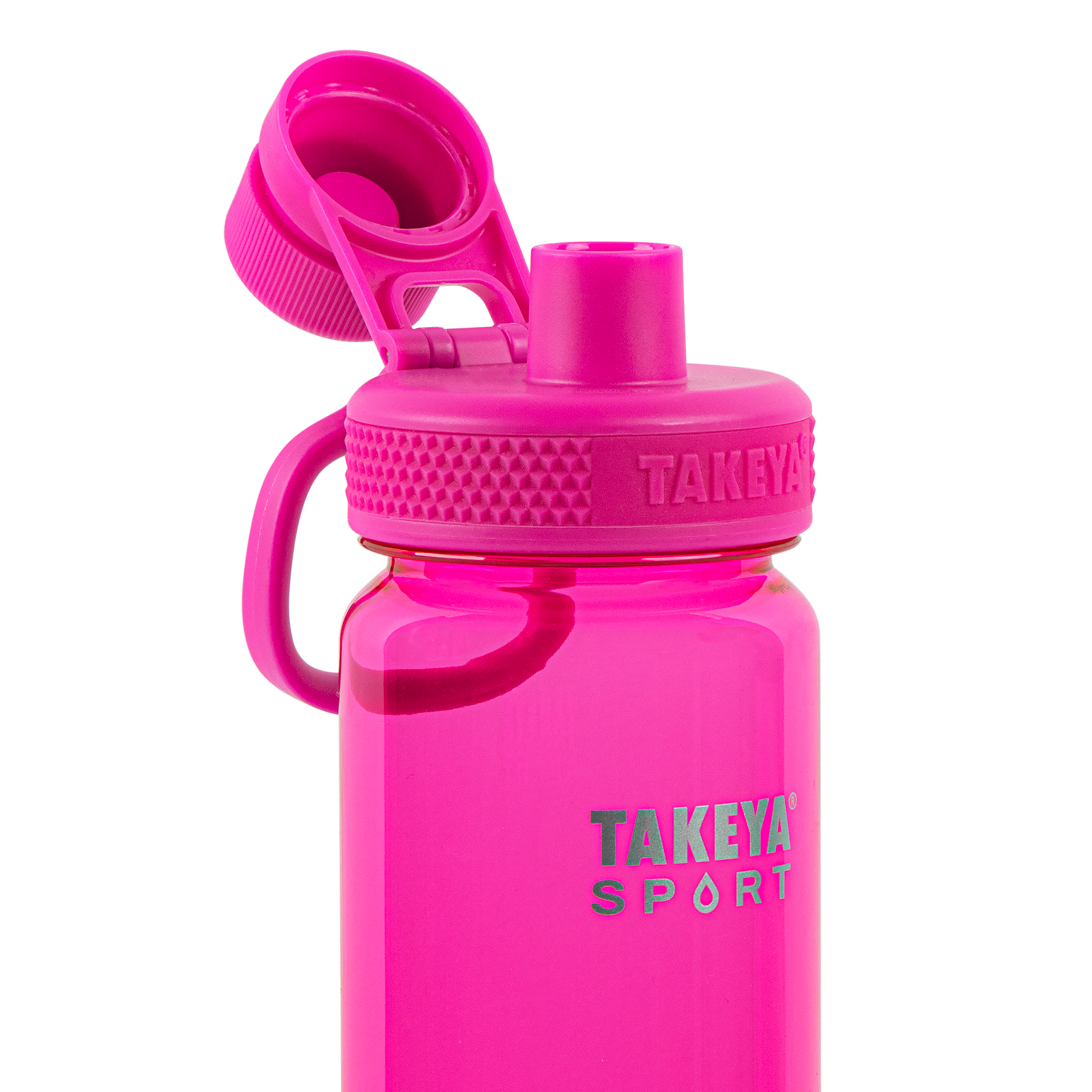 tritan-sport-water-bottle-with-spout-lid-q6 51671-TKS-Tritan-Spout-24-PinkSweep-openlid.png