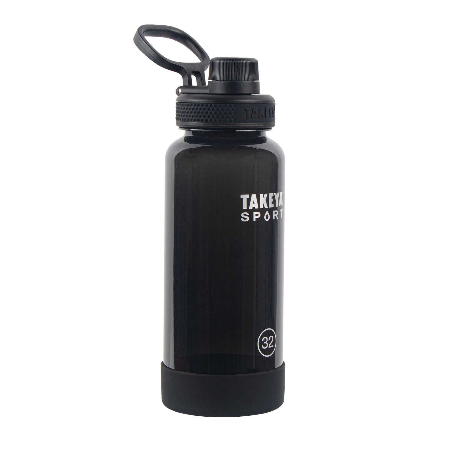 tritan-sport-water-bottle-with-spout-lid-q6 51829-TKS-Tritan-Spout-32-GrandSlamBlack-frontangle.png