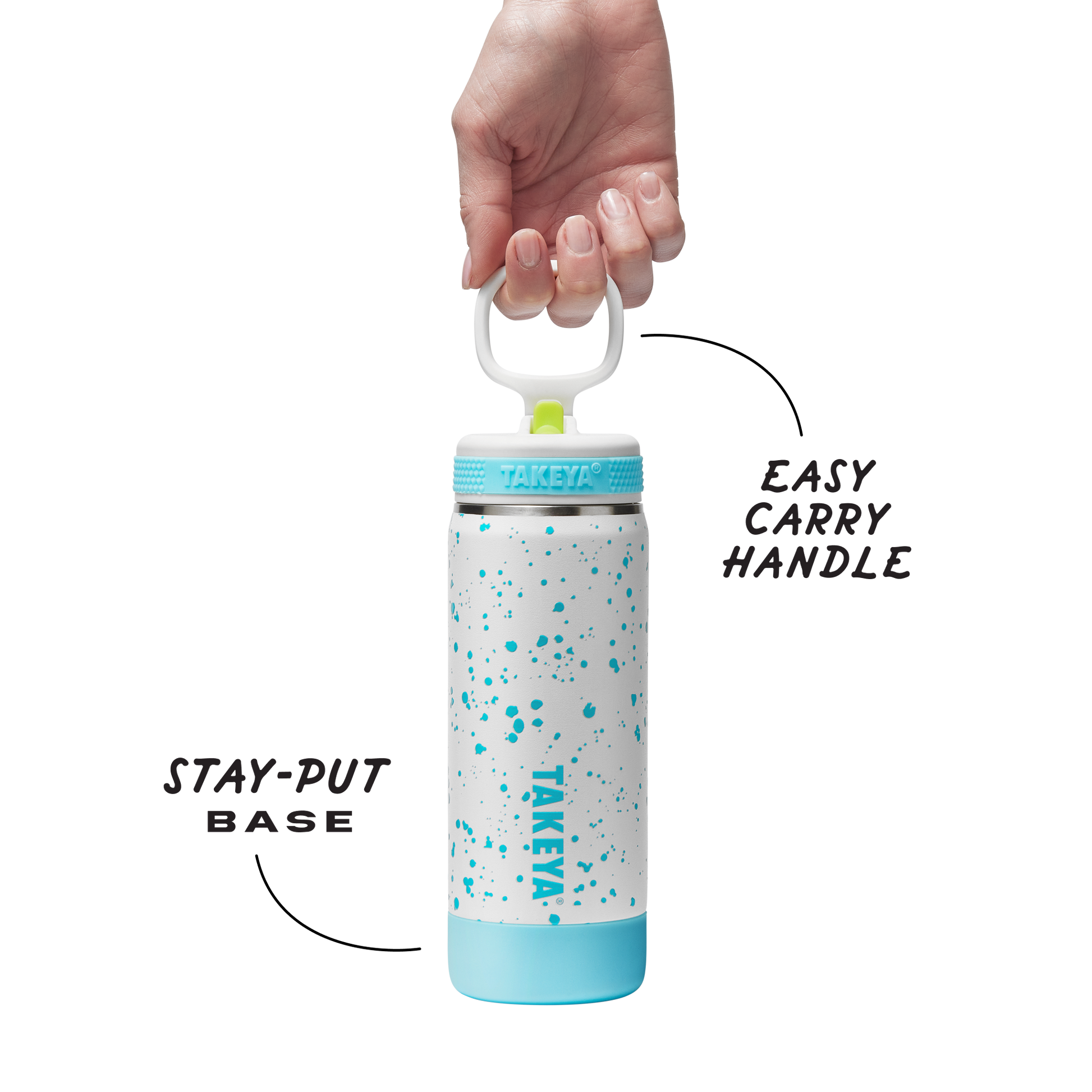 glow-in-the-dark-sport-kids-water-bottle-confetti-with-straw-lid-n1 TKS_SP25_CoreKidsGIDConfetti_StwBtl_CloudGlow_18oz_51368_v3_sRGB-Callout.png